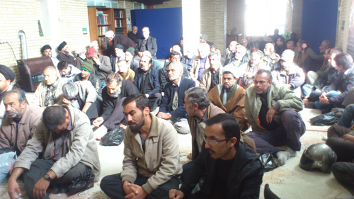 گزارش تصویری مراسم اربعین حسینی در دفتر حضرت آیت الله العظمی صانعی ( مدظله العالی ) منطقه جنوب - شیراز