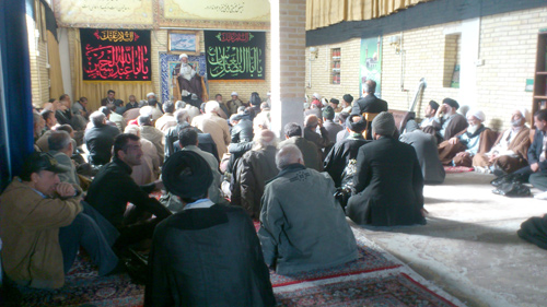 گزارش تصویری مراسم اربعین حسینی در دفتر حضرت آیت الله العظمی صانعی ( مدظله العالی ) منطقه جنوب - شیراز